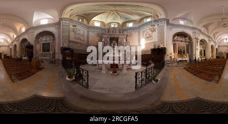 Visualizzazione panoramica a 360 gradi di L'église Saint-Nicolas de Myre à Jausiers