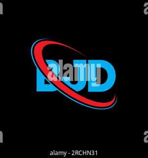 Logo BJD. Lettera BJD. Logo BJD Letter. Logo BJD con logo circolare e monogramma maiuscolo. Tipografia BJD per tecnologia, affari Illustrazione Vettoriale