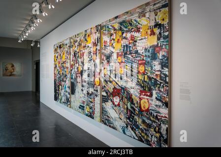 Mostra retrospettiva di Philippe Cognée al Musée Bourdelle. Parigi, Francia Foto Stock