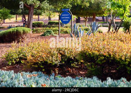 Los Angeles, California: Tom LaBonge Aqueduct Centennial Garden Foto Stock