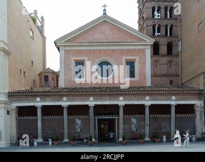 Roma, Lazio, Italia, Basilica minore di San Lorenzo in Lucina, ( San Lorenzo in Lucina), solo editoriale. Foto Stock