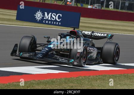 George Russell 2023 Aramco British Grand Prix Foto Stock