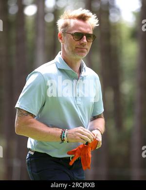 Ronan Keating nel secondo giorno dell'Aramco Team Series 2023 al Centurion Club, Hertfordshire. Data foto: Sabato 15 luglio 2023. Foto Stock