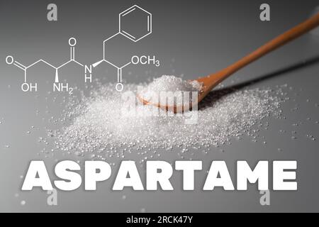 L'aspartame dolcificante artificiale è dannoso per la salute Foto Stock