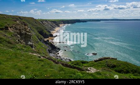 Onde calme Foto Stock