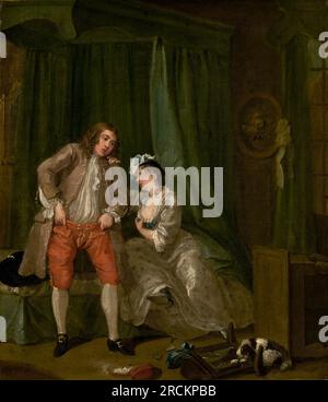 Dopo. William Hogarth. 1730-1731. Foto Stock