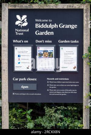 Biddulph Grange Garden, Biddulph, Stoke on Trent, Staffordshire, Inghilterra, REGNO UNITO. Foto Stock