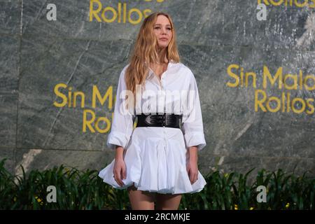 Jennifer Lawrence partecipa al servizio fotografico "sin Malos Rollos" presso l'Hotel Four Seasons il 14 giugno 2023 a Madrid, Spagna. Featuring: Jennifer Lawrence Where: Madrid, Spain When: 14 Jun 2023 Credit: Oscar Gonzalez/WENN Foto Stock