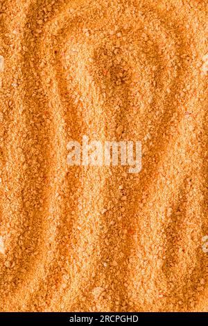 Tradizionale zuppa di Tarhana anatolica e balcanica fatta fermentando ed essiccando pepe rosso, cipolla e pomodoro Foto Stock