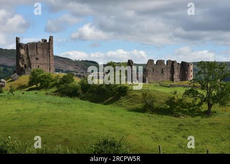 Brough Castle, Brough, Eden Valley Cumbria Foto Stock