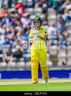 SOUTHAMPTON, REGNO UNITO. 16 luglio 2023. Beth Mooney of Australia Women during England Women V Australia Women - 2nd ODI - The Women's Ashes 2023 all'Ageas Bowl di domenica 16 luglio 2023 a SOUTHAMPTON IN INGHILTERRA. Crediti: Taka Wu/Alamy Live News Foto Stock