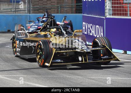 16 luglio 2023, circuito cittadino dell'EUR, Roma, Italia; FIA Formula e di Roma Race Day; Stoffel Vandoorne team DS Penske Foto Stock