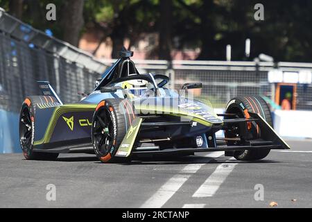 16 luglio 2023, circuito cittadino dell'EUR, Roma, Italia; FIA Formula e di Roma Race Day; Nico Mueller team Abt Cupra Foto Stock