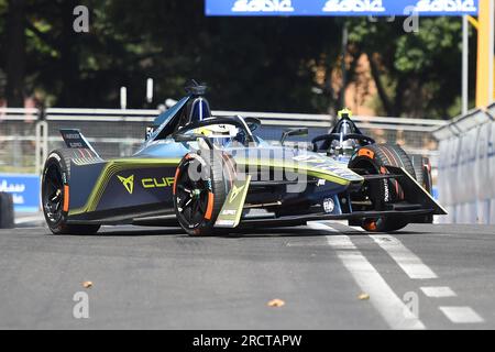 16 luglio 2023, circuito cittadino dell'EUR, Roma, Italia; FIA Formula e di Roma Race Day; Nico Mueller team Abt Cupra Foto Stock