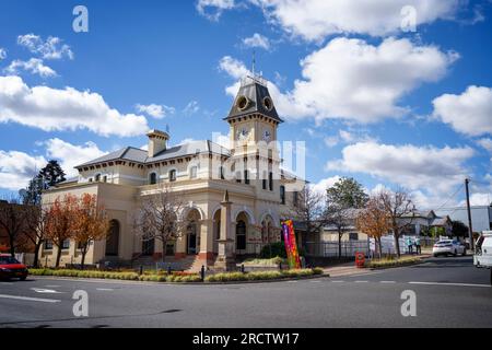 Storico ufficio postale di Tenterfield e edificio dei quartieri, Rouse Street Tenterfield, nuovo Galles del Sud, Australia Foto Stock