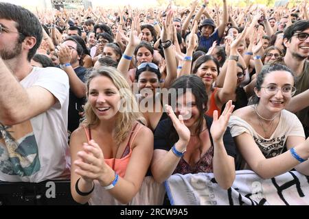 Roma, Italia. 16 luglio 2023. The Hives Live at Rock in Roma 2023, all'Ippodromo delle Capannelle, 16 luglio 2023 Roma, Italia Credit: Independent Photo Agency/Alamy Live News Foto Stock