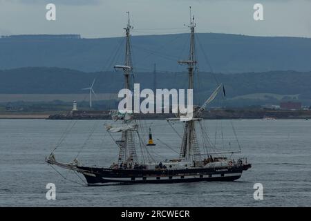 Navi alte a Hartlepool, contea di Durham, Regno Unito Foto Stock