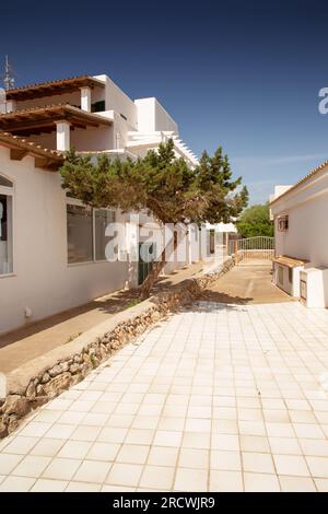 strade di edifici a calo del moro, mallorca spagna Foto Stock