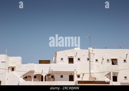 strade di edifici a calo del moro, mallorca spagna Foto Stock