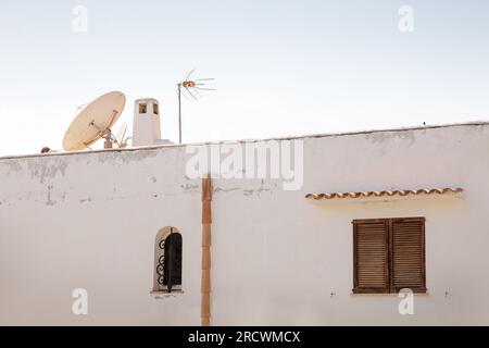 strade di edifici a calo del moro, mallorca spagna Foto Stock