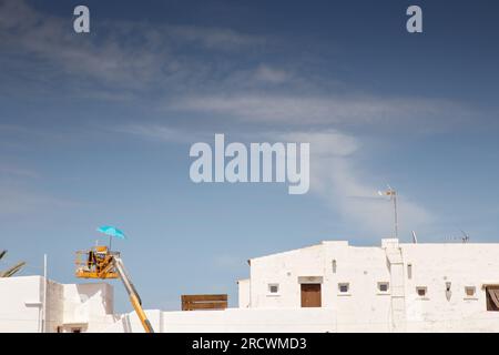 strade di edifici a calo del moro, mallorca spagna Foto Stock