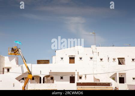 strade di edifici a calo del moro, mallorca spagna Foto Stock