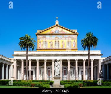 Roma, Lazio, Italia, Basilica di San Paolo fuori le Mura, Basilica Papale di San Paolo fuori le Mura Foto Stock