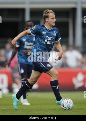 BARENDRECHT - Thomas van den Belt di Feyenoord durante l'amichevole tra Feyenoord e Union Sint-Gillis allo Sportpark Smitshoek il 15 luglio 2023 a Barendrecht, Paesi Bassi. AP | altezza olandese | BART STOUTJESDYK Foto Stock