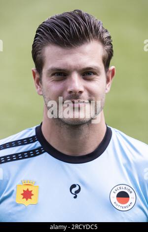 ROTTERDAM - portiere Stijn van Gassel durante il Photo Press Day del sbv Excelsior presso lo stadio Van Donge & De Roo il 17 luglio 2023 a Rotterdam, Paesi Bassi. ANP PIETER STAM DE JONGE Foto Stock