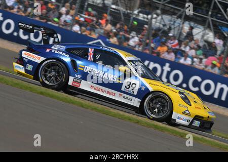 Adam Smalley Porsche Supercup 2023 British Grand Prix Support Race. Foto Stock