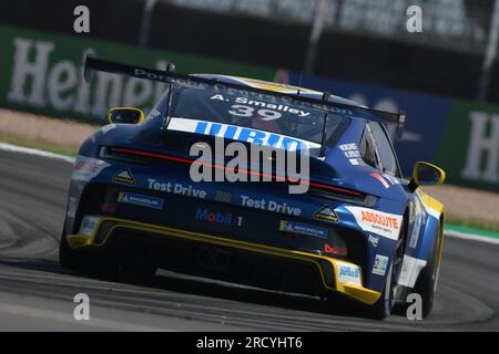 Adam Smalley Porsche Supercup 2023 British Grand Prix Support Race. Foto Stock