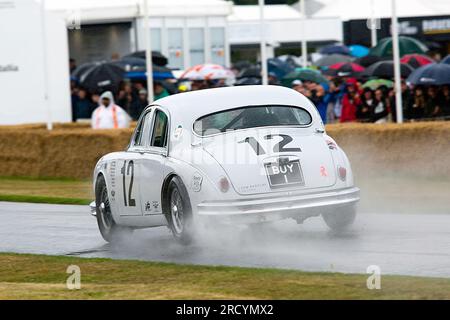 1959 Jaguar Mk 1 guidata da Grant Williams al Festival of Speed, Goodwood, 14 luglio 2023 (foto: Michael Cole) Foto Stock