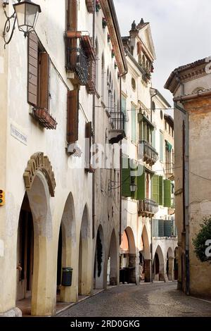 Via Browning, Asolo, Veneto, Italia Foto Stock