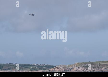 Isle Of Scilly Skybus Stock Photo