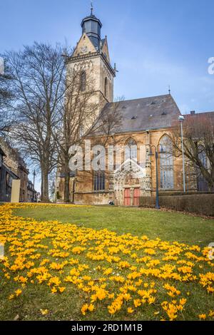 Geografia / viaggi, Germania, Assia, Korbach, St. Chiesa di Kilian nel centro storico di Korbach, ULTERIORI-DIRITTI-CLEARANCE-INFO-NOT-AVAILABLE Foto Stock