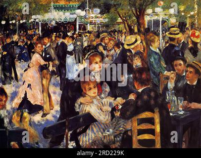 Pierre-Auguste Renoir - Danza al Moulin de la Galette Foto Stock