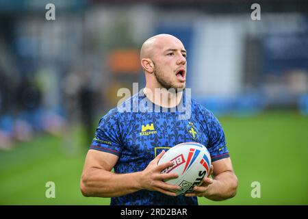 Huddersfield, Inghilterra - 14 luglio 2023 - Lee Kershaw della Wakefield Trinity. Betfred Super League , Huddersfield Giants vs Wakefield Trinity at John Smith's Stadium, Huddersfield, UK Foto Stock