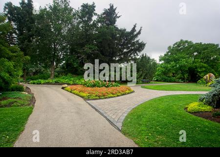 Dorothy Harvie Gardens Calgary Zoo Alberta Foto Stock