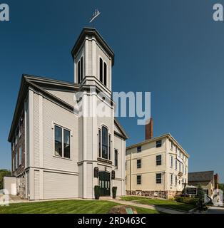 Seamen's Bethel & Mariner's Home New Bedford Whaling National Historical Park   New Bedford, Massachusetts, USA Foto Stock