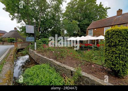 The Millstream Hotel & Restaurant e Marwick's Brasserie, Bosham, Chichester, Inghilterra, Regno Unito Foto Stock