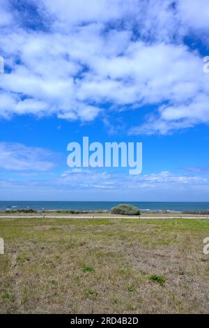 Panoramica Pointe Saint Gildas, Loire Atlantique FR Foto Stock