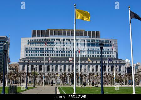Earl Warren Building, Corte Suprema della California, San Francisco, California, USA, Nord America Foto Stock