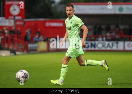 Cheltenham, Regno Unito. 18 luglio 2023. Jed Wallace #7 di West Bromwich Albion in azione durante la partita amichevole pre-stagionale Cheltenham Town vs West Bromwich Albion al Fully-Suzuki Stadium, Cheltenham, Regno Unito, 18 luglio 2023 (foto di Gareth Evans/News Images) a Cheltenham, Regno Unito il 18/7/2023. (Foto di Gareth Evans/News Images/Sipa USA) credito: SIPA USA/Alamy Live News Foto Stock