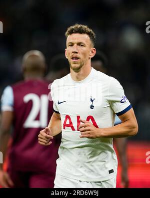 Perth, Australia. 18 luglio 2023. Australia, Perth, 18 luglio 2023: Ritratto (colpo di testa/primo piano) di Ivan Perisic (14 Tottenham) durante la partita di calcio amichevole internazionale tra il Tottenham Hotspur e il West Ham United all'Optus Stadium di Perth, Australia. (Daniela Porcelli/SPP) credito: SPP Sport Press Photo. /Alamy Live News Foto Stock