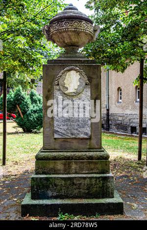 Tomba di Wilhelmine Anna Susanne von Holwede presso il cimitero di Dorfkirche, Alt-Tegel, Reinickendorf, Berlino, Germania Foto Stock