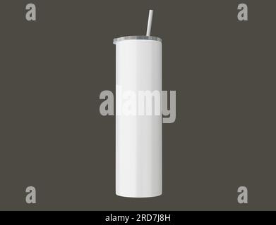 Bicchiere magro da 20 once per sublimazione. rendering 3d. Foto Stock