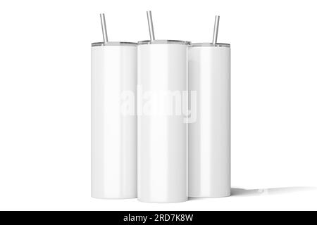 Bicchiere magro da 20 once per sublimazione. rendering 3d. Foto Stock