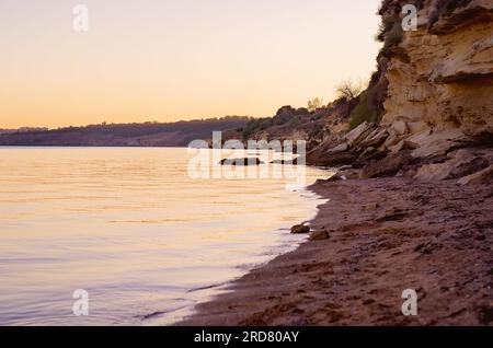 Mare nero, costa, crimea, costa rocciosa, stretto di kerch penisola di Crimea paesaggio naturale Foto Stock