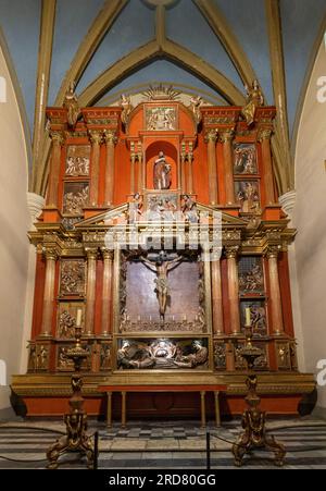 Cappella di San Giovanni Battista, Cattedrale di Lima, Perù Foto Stock