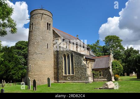 La Chiesa di San Pietro, Snailwell, Cambridgeshire, England, Regno Unito Foto Stock